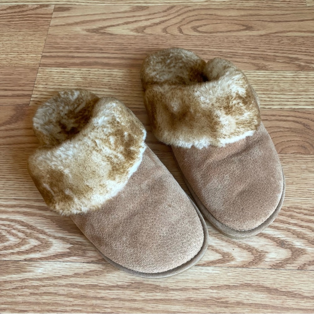 Lamo- Ladies Scuff Slipper in Chestnut Size 6.5-7 - Picture 2 of 10